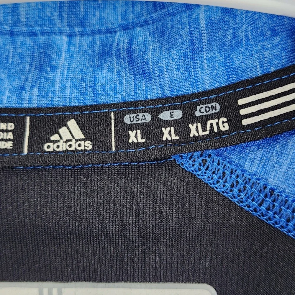 Adidas‎ UCLA Bruins Polo Shirt Men's XL Black Blue Climalite Short Sleeve